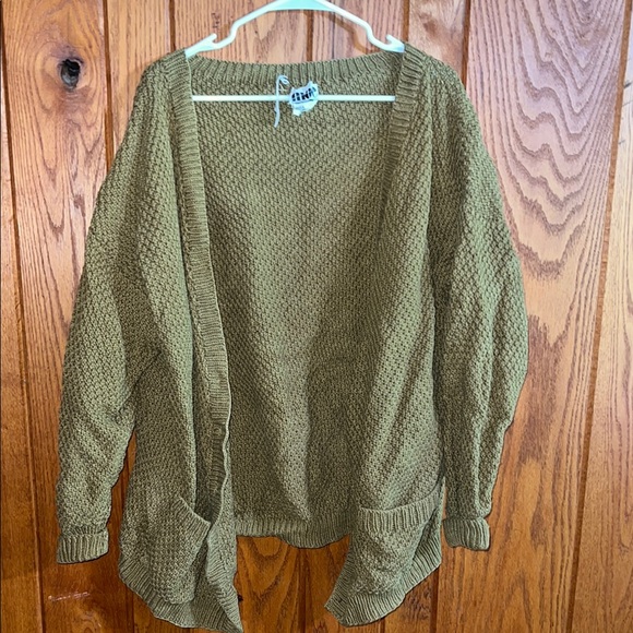 MOE Sweaters - Vintage MOE Knit 100% cotton Cardigan Sweater Relaxed Fit made in Nepal Size L
